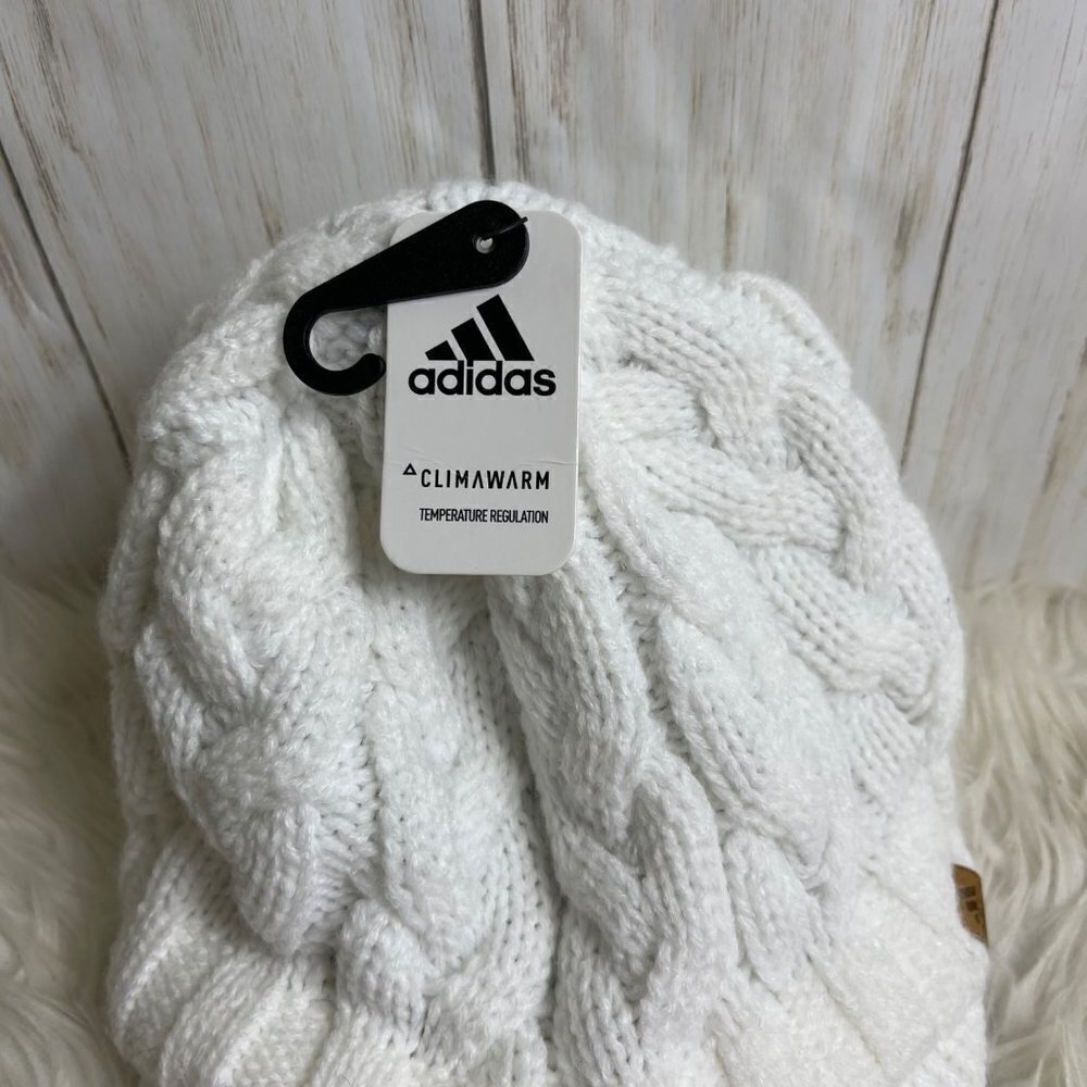 Adidas Crystal Brimmer Hat OS White NWT Climawarm - Picture 4 of 10